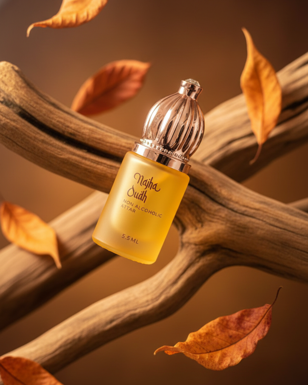 Najha Oudh Attar – Long Lasting Pure Oil Infused Smoky Oudh & Incense Oriental Perfume