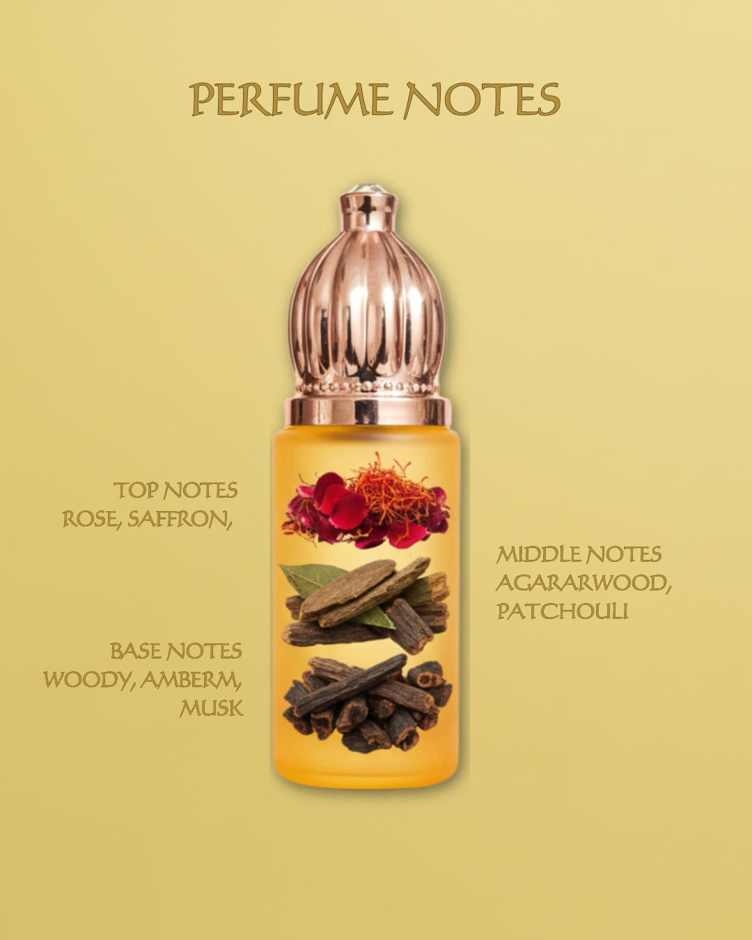 Najha Oudh Attar – Long Lasting Pure Oil Infused Smoky Oudh & Incense Oriental Perfume
