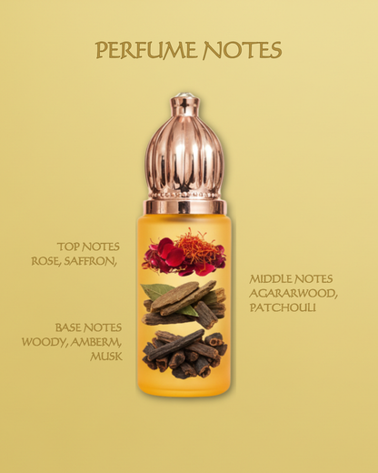 Najha Oudh Attar – Long Lasting Pure Oil Infused Smoky Oudh & Incense Oriental Perfume