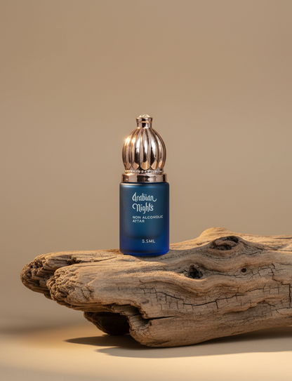 Arbain Night Attar – Long Lasting Pure Oil Infused Oudh, Cinnamon, Amber & Vanilla Perfume