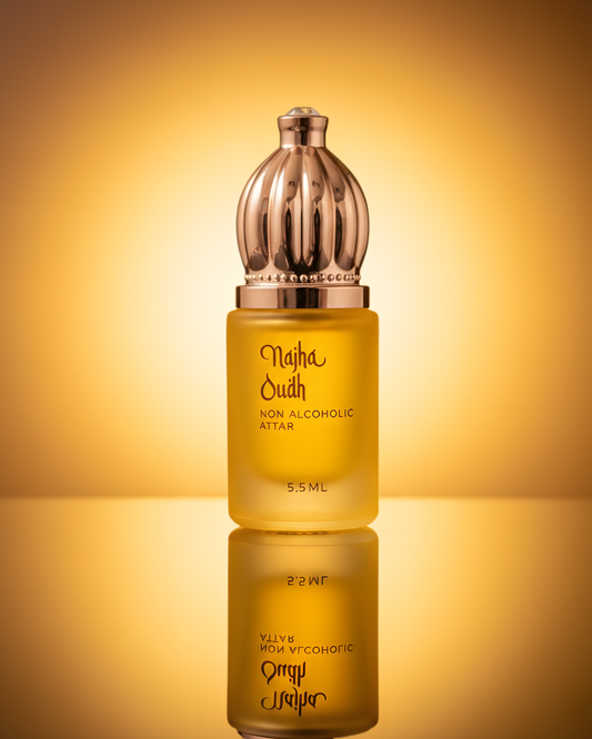 Najha Oudh Attar – Long Lasting Pure Oil Infused Smoky Oudh & Incense Oriental Perfume