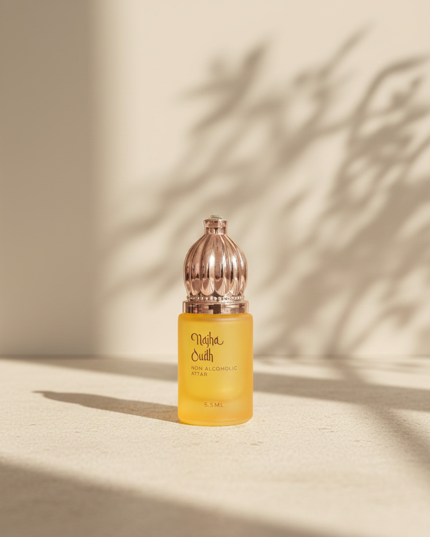 Najha Oudh Attar – Long Lasting Pure Oil Infused Smoky Oudh & Incense Oriental Perfume