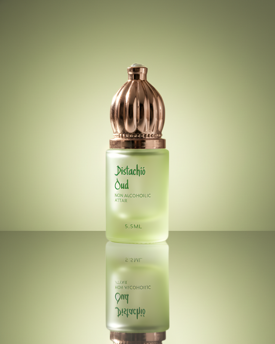 Pistacho Oudh Attar – Long Lasting Pure Oil Infused Sweet Woody & Powdery Oudh Perfume